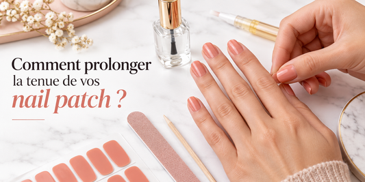 prolonger la tenue des nail patch