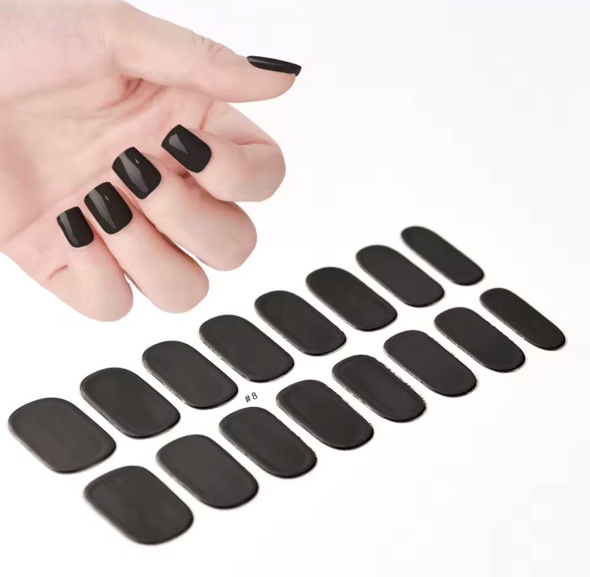 UV Bandes vernis à ongle noir
