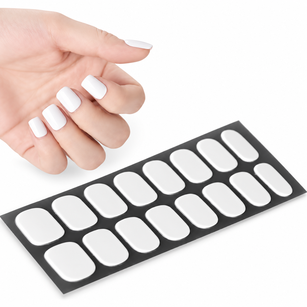 Patch gel pour ongle blanc