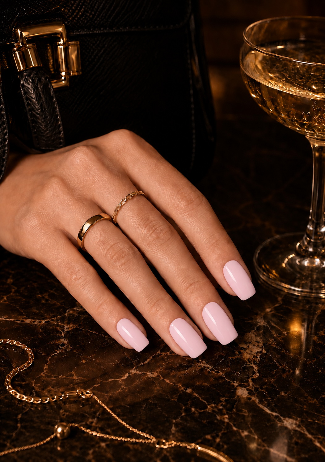 Gel strip rose bébé