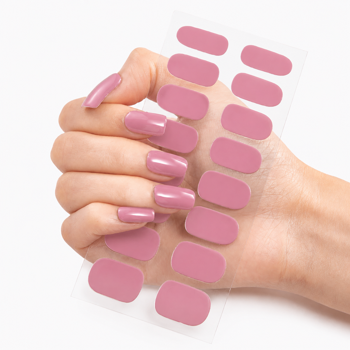 Vernis autocollant rose