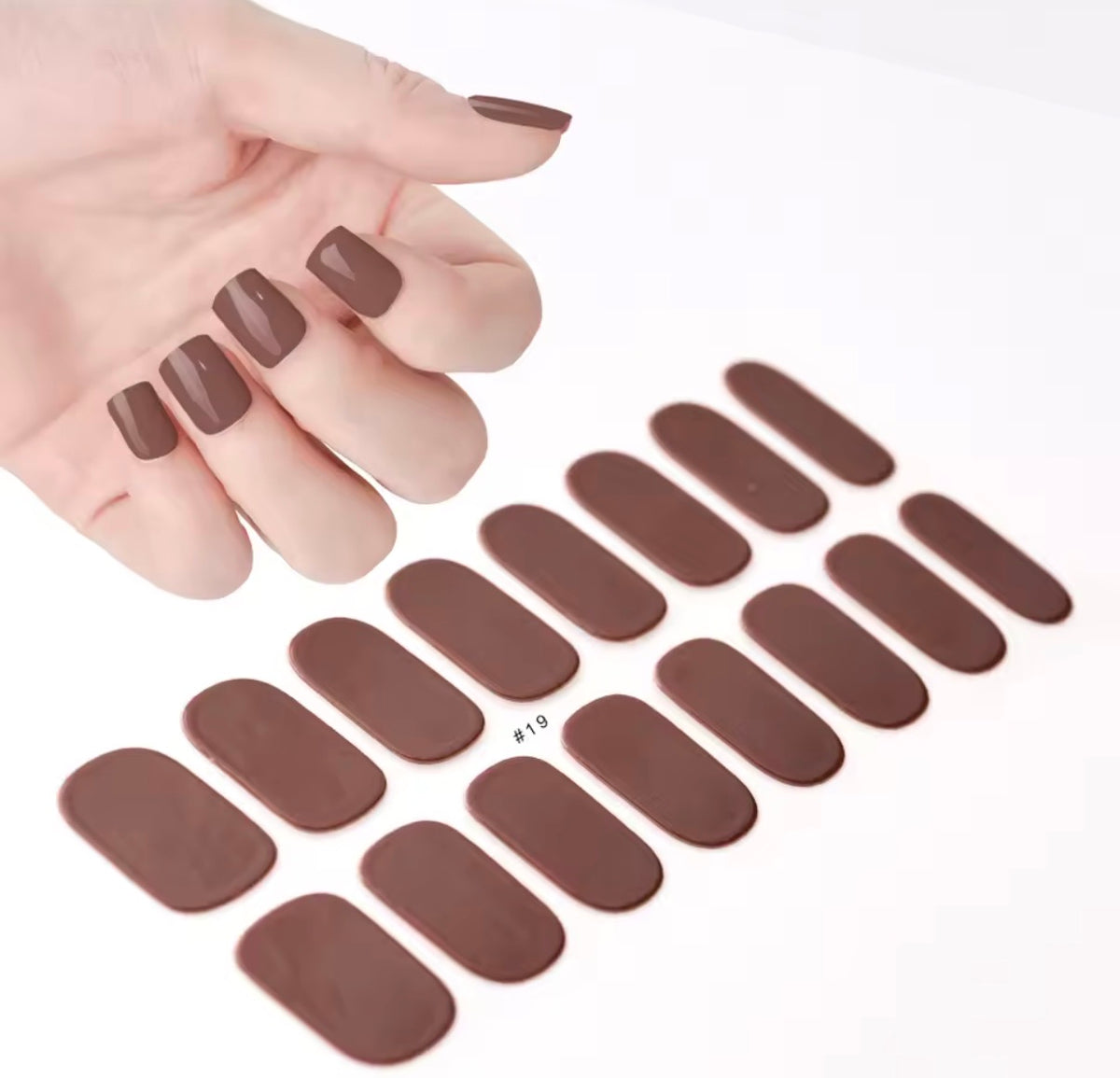 Vernis semi permanent marron