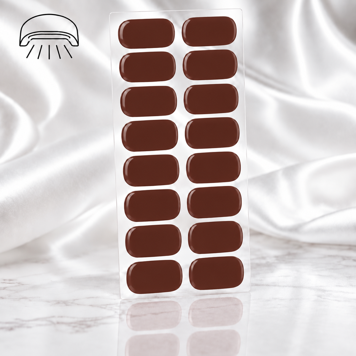 Bandes de semi permanent chocolat