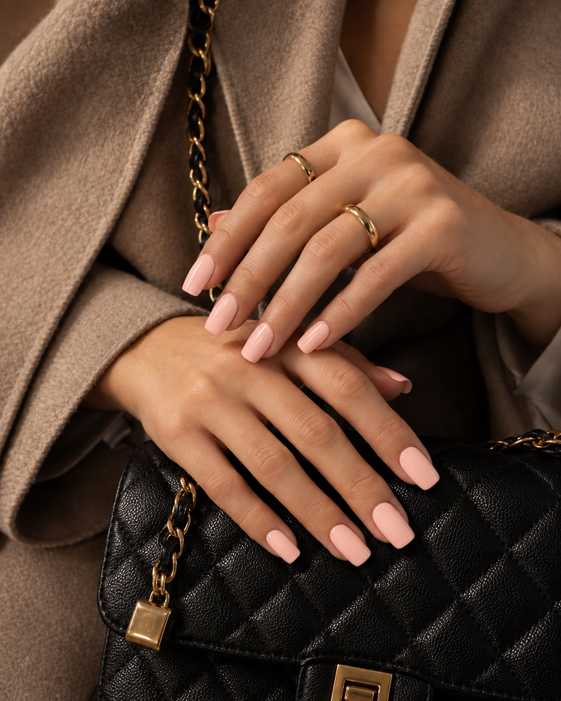 Vernis semi permanent patch saumon