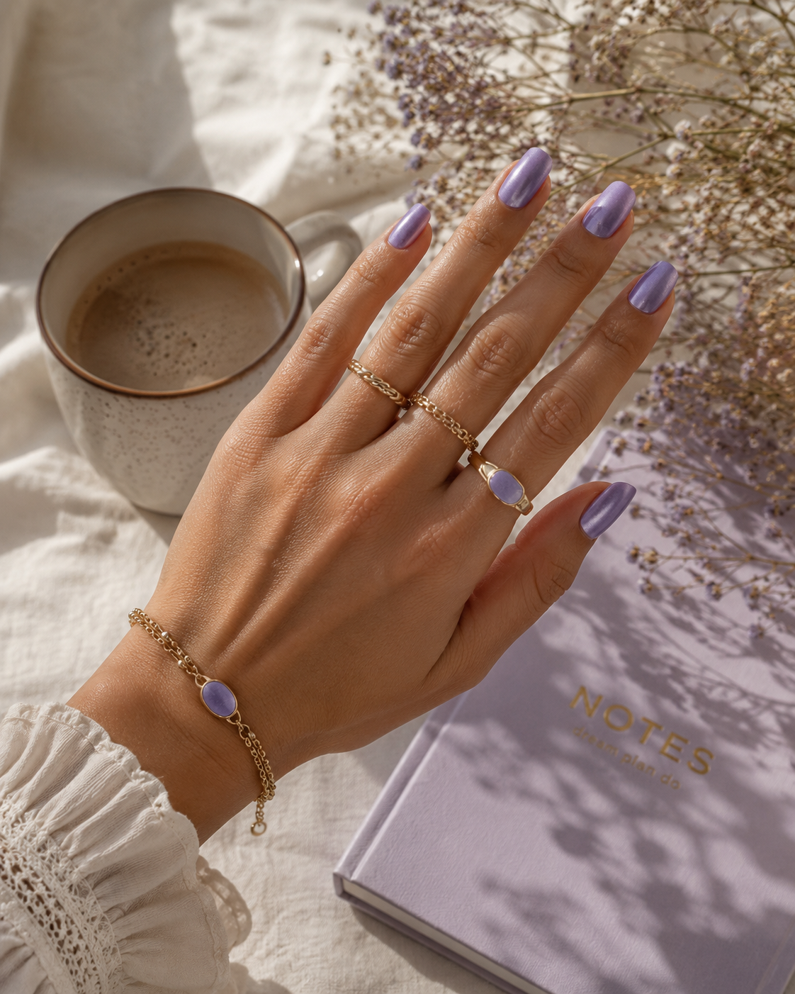 Nail patch mauve 