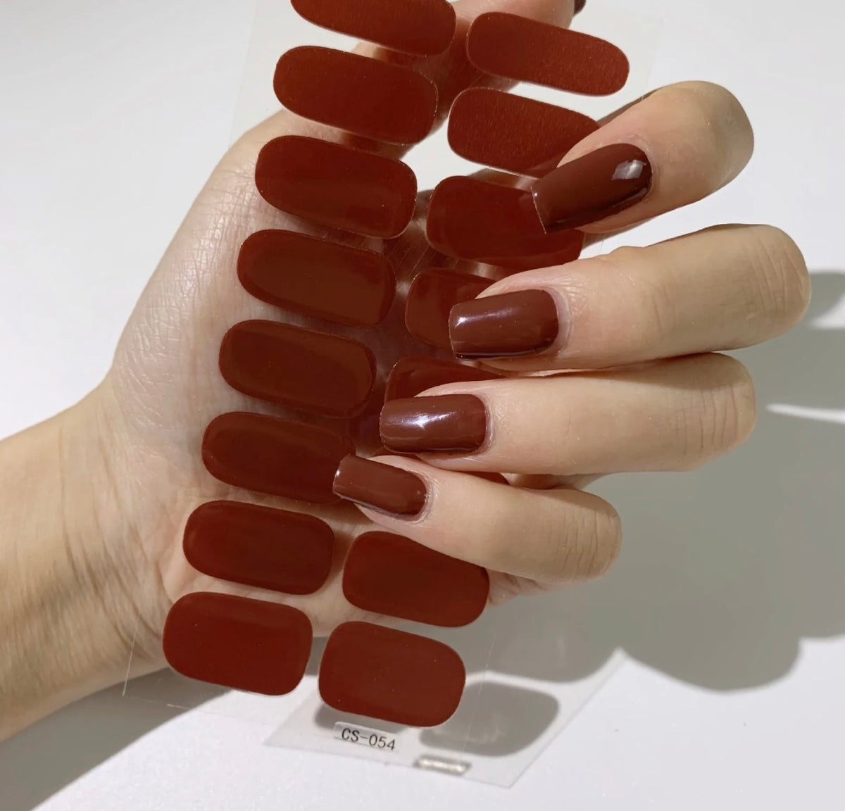 Nail sticker ongles bordeaux 