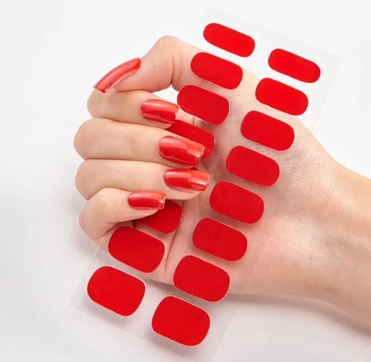 Vernis adhésif rouge 