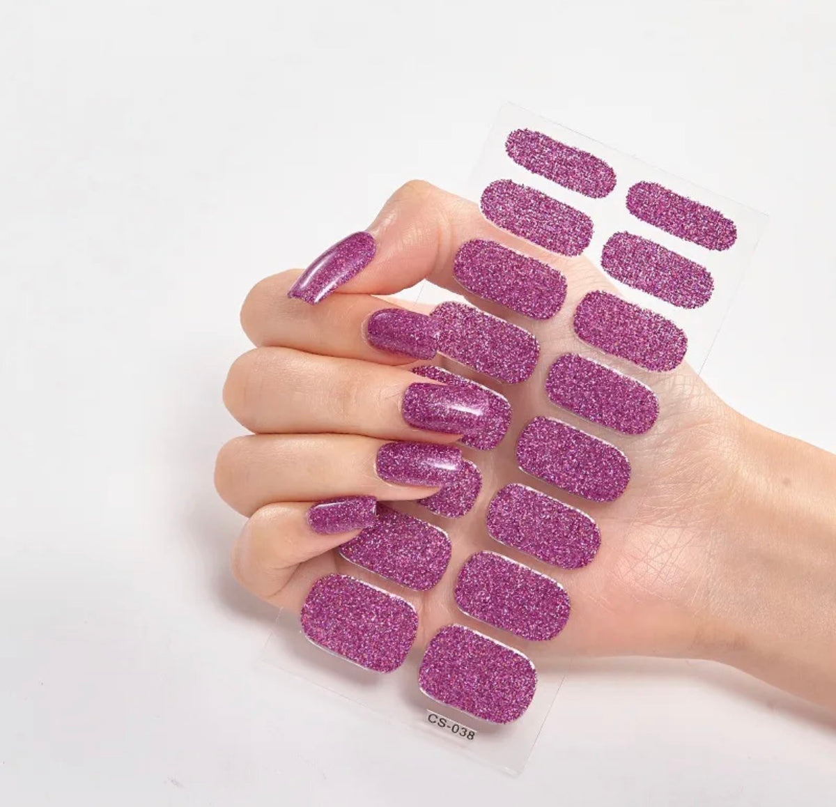 Nail wrap fuchsia 