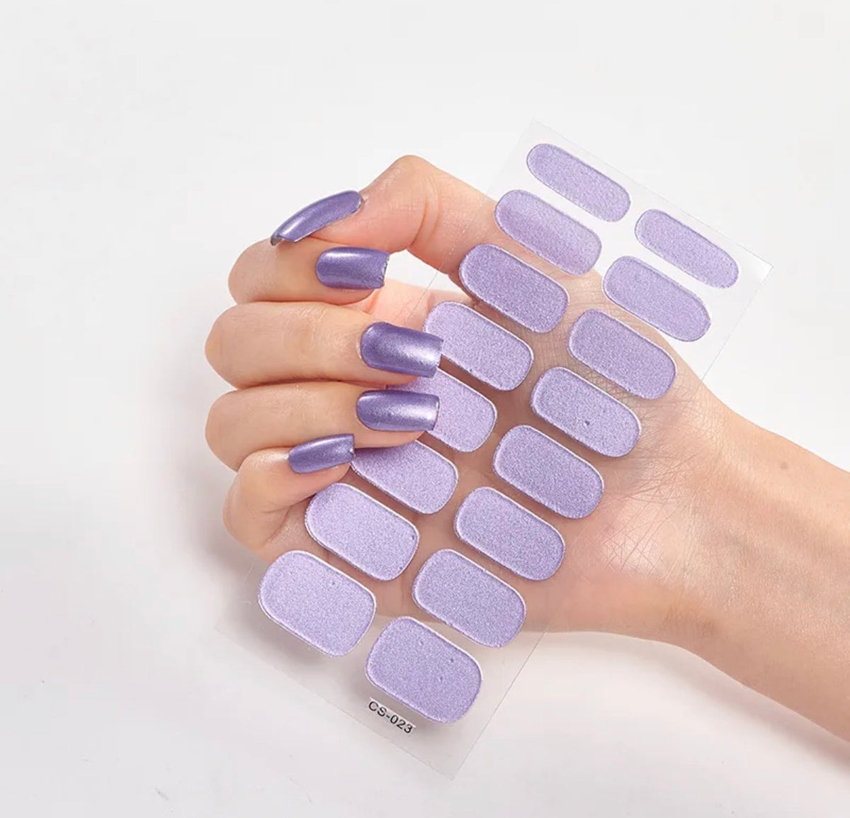 Nail wrap mauve 