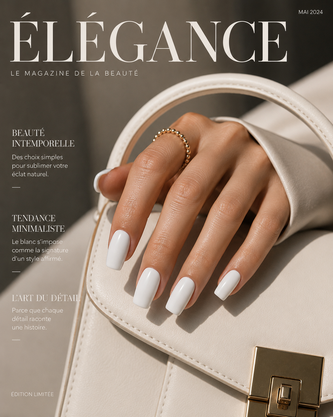Vernis adhésif blanc