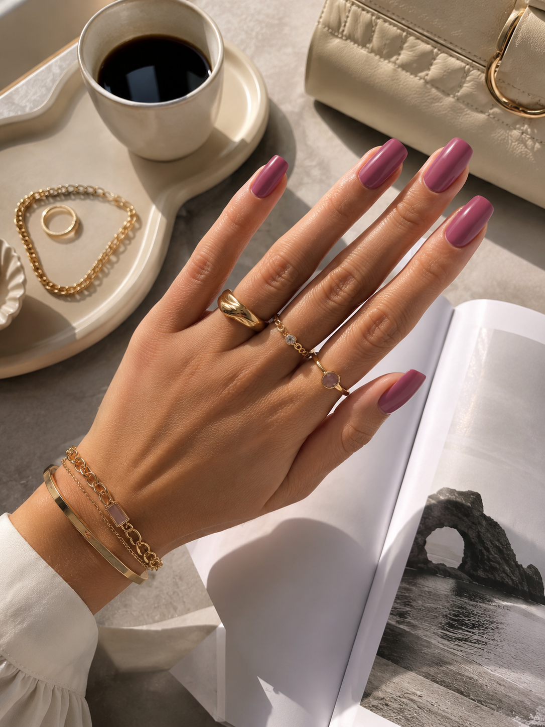 Vernis adhésif bois de rose 
