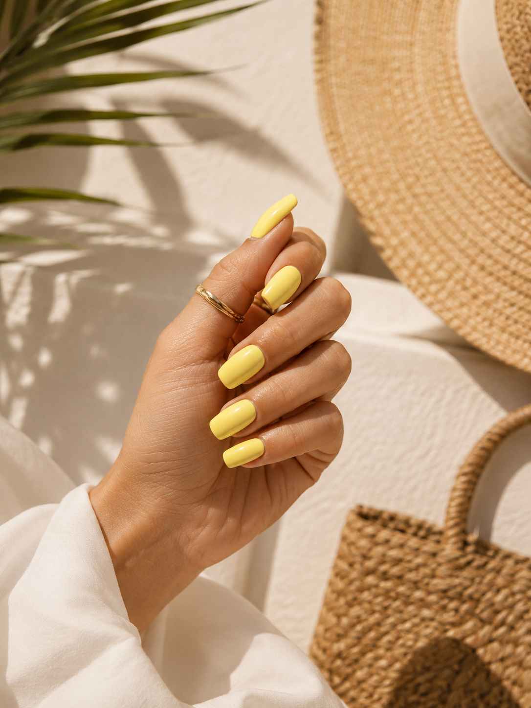 Vernis autocollant jaune