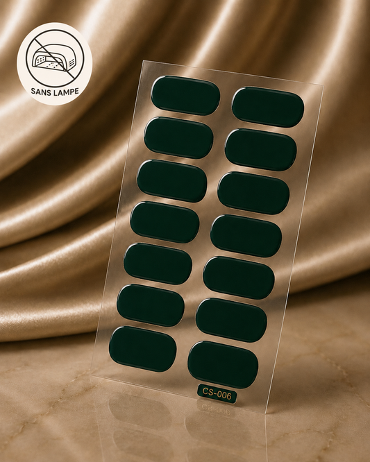 Nail patch vert sapin