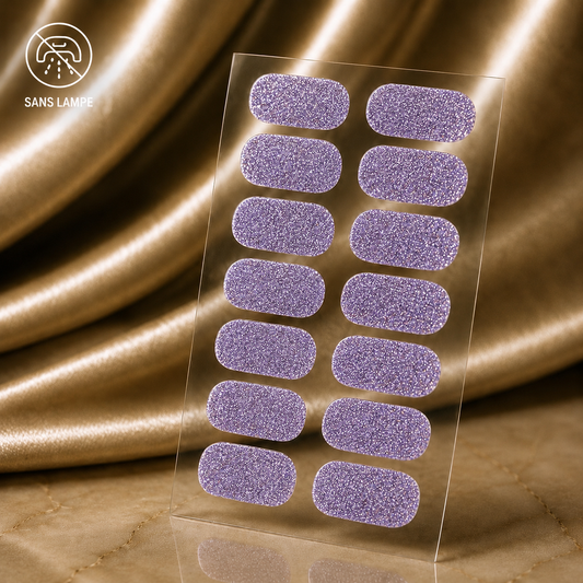 Vernis adhésif mauve