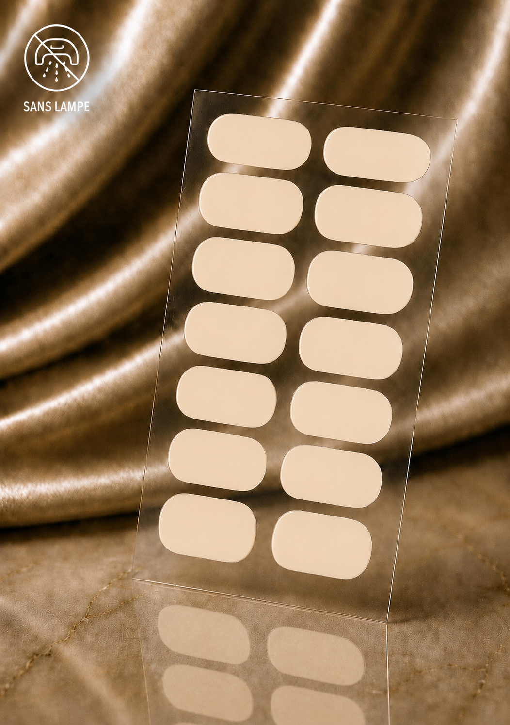    Nail patch ivoire autocollants prêts à poser