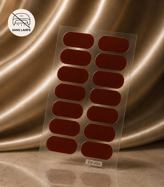 Vernis autocollant bordeaux 