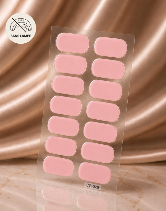 Vernis autocollant nude rose